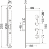 Замок противопожарный анти-паник Eurosmart CORNI ASSA ABLOY 090 - Производство дверей "ДорОптКомплект" Екатеринбург